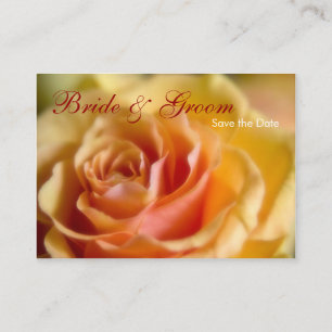 Yellow Rose • Save the Date Mini Card
