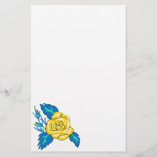 Yellow Rose Stationery