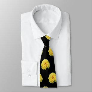 YELLOW   ROSE TIE