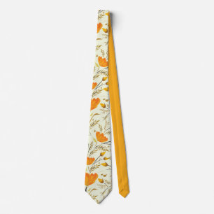 Yellow rose tie