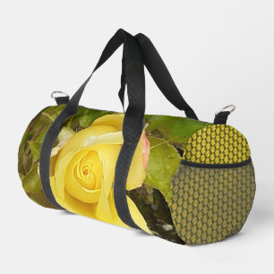 Yellow Rosebud Print Cut Sew Bag