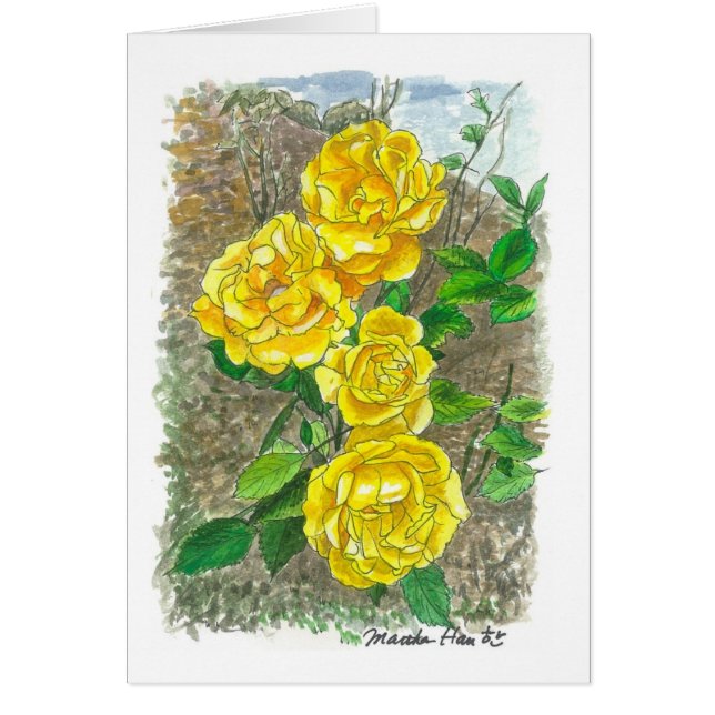 Yellow roses (Front)