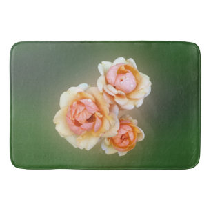yellow roses bath mat