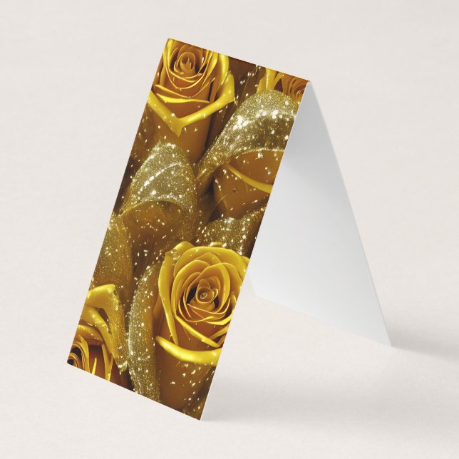 Yellow Roses Business Card (Front)
