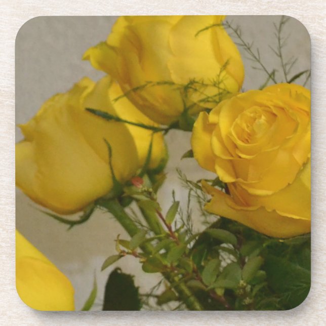Yellow Roses Coaster (Front)