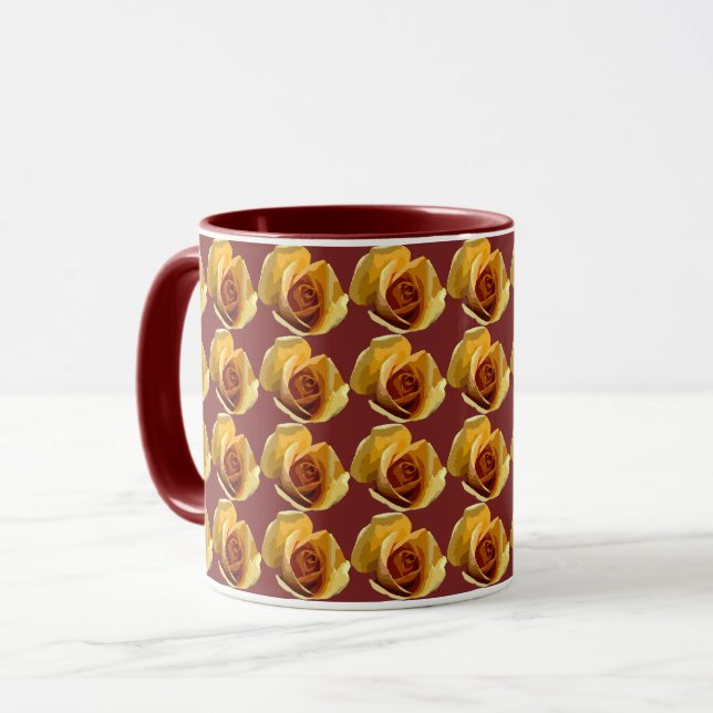 Yellow Roses Combo Mug (Front Left)