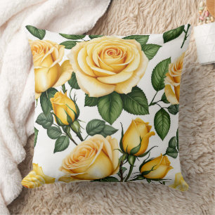 Yellow Roses Cushion