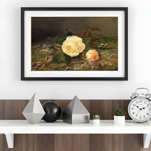 Yellow Roses, Floral  Poster
