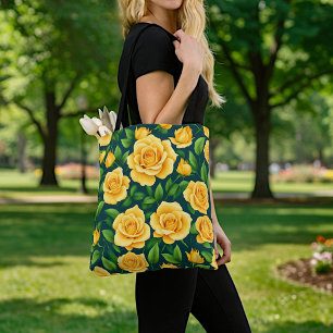 Yellow Roses Image No. 2 Tote Bag