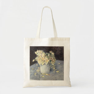 Yellow Roses in a Vase by Caillebott Impressionist Tote Bag