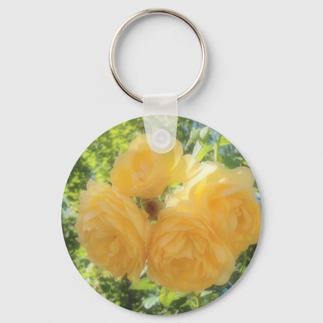 Yellow Roses Key Ring (Front)