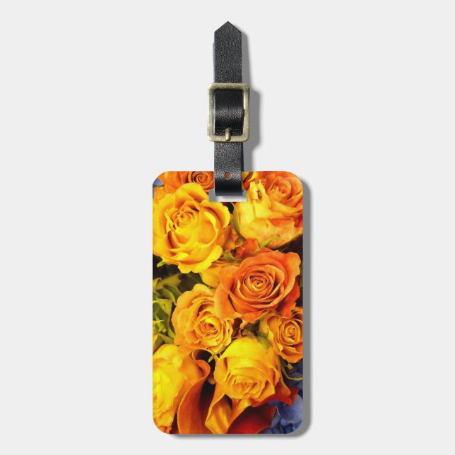 Yellow Roses_Luggage Tag (Front Vertical)