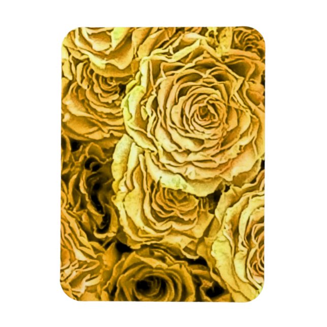 Yellow Roses Magnet (Vertical)