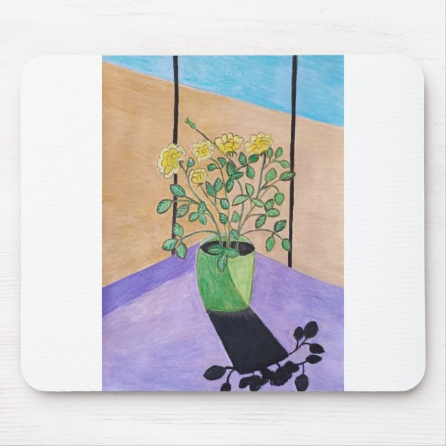 Yellow Roses Mouse Pad (Front)