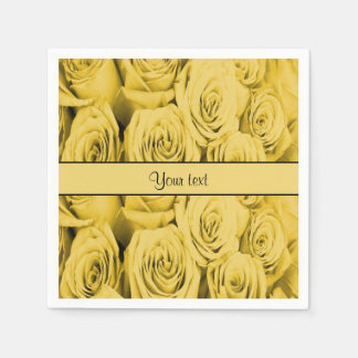Yellow Roses Napkin