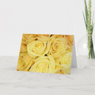 YELLOW Roses Note Cards