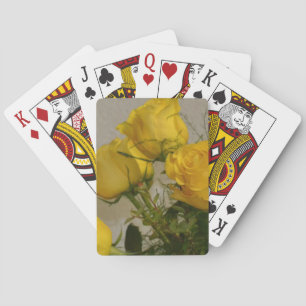 Yellow Roses Playing Cards