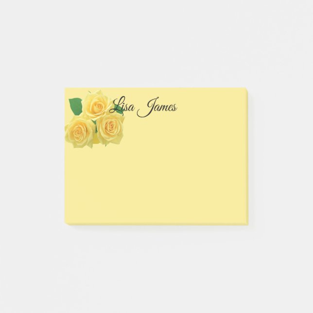 Yellow Roses Post-it-Notes Post-it Notes (Front)