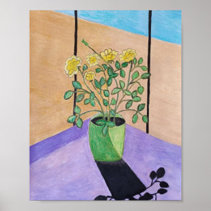 Yellow Roses  Poster