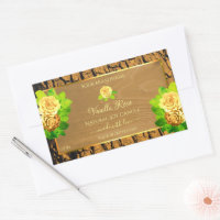 Yellow Roses Product Labels Wood Grain Tree Bark