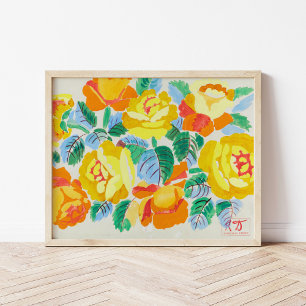 Yellow Roses   Raoul Dufy Poster