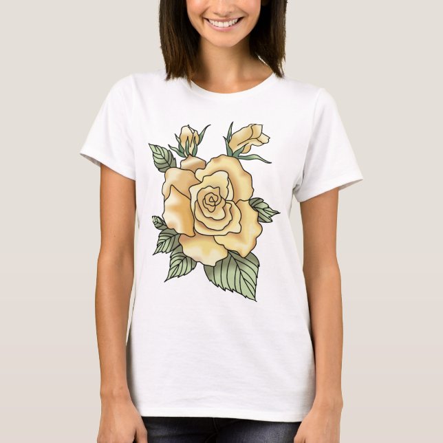 Yellow Roses T-Shirt (Front)