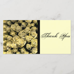 Yellow Roses Thank You Card