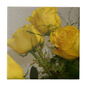 Yellow Roses Tile