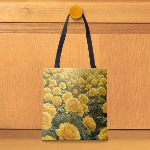 Yellow Roses Tote Bag