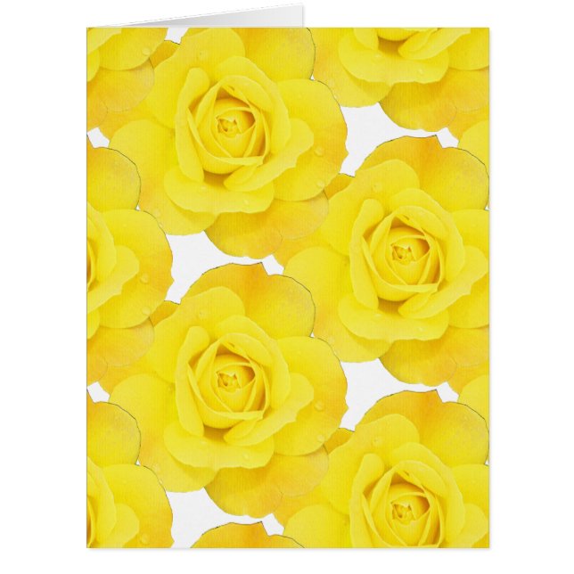 Yellow Roses White Gold Floral Flowers Patterns  (Front)