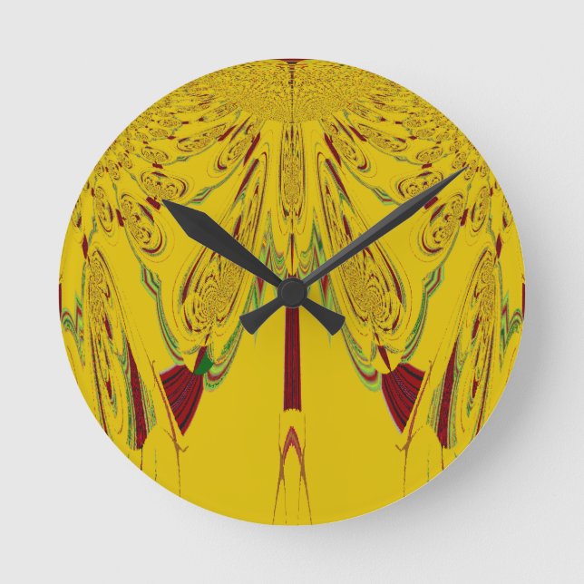 Yellow Round Clock (Front)