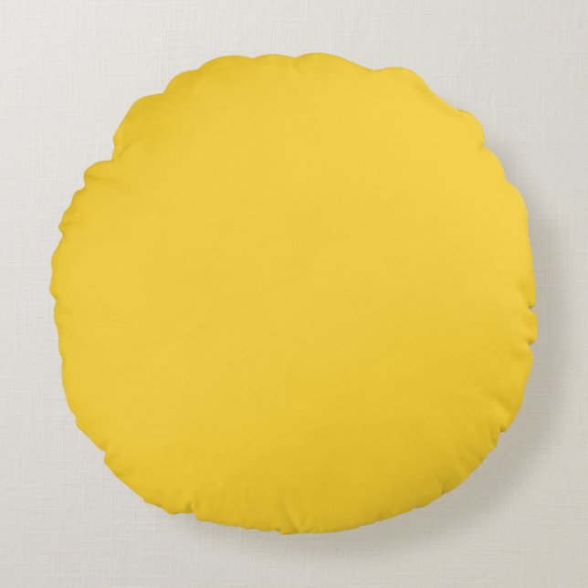 Yellow Round Cushion (Front)