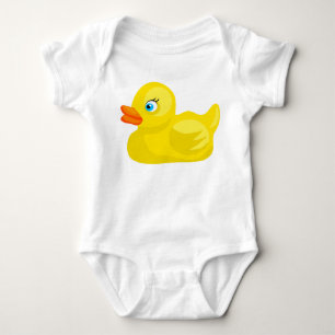 Yellow Rubber Duck Baby Bodysuit