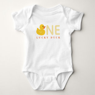 Yellow Rubber Duck Baby Bodysuit – One Lucky Duck 