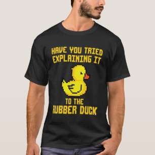 Yellow Rubber Duck Debugging Programming Coding Jo T-Shirt