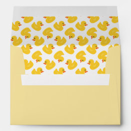 Yellow Rubber Duck Envelope – Gender Neutral Baby 