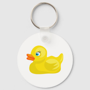 Yellow Rubber Duck Key Ring