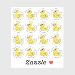 Yellow Rubber Ducks Bath Time Planner Calendar