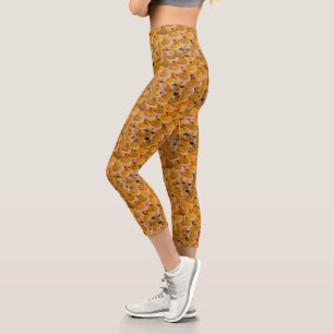 Yellow Rubber Ducks  Capri Leggings
