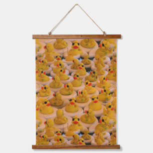 Yellow Rubber Ducks  Hanging Tapestry