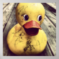 Yellow Rubber Ducky Needs a Bath!
