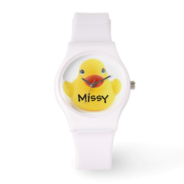 Yellow Rubber Ducky Watch (Front)