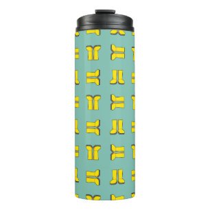 Yellow Rubber Rain Boots Thermal Tumbler