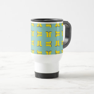 Yellow Rubber Rain Boots Travel Mug