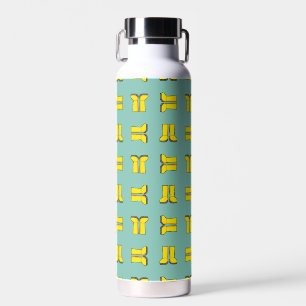 Yellow Rubber Rain Boots Water Bottle