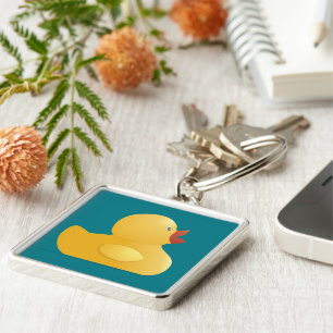 Yellow Rubberduck Key Ring