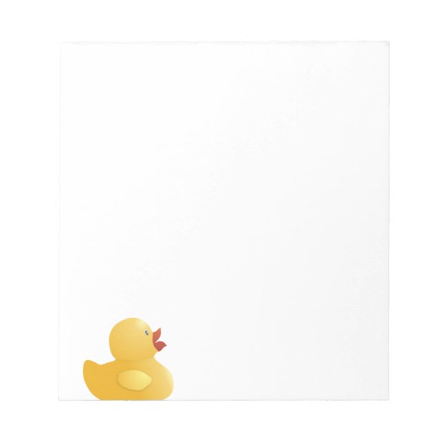 Yellow Rubberduck Notepad (Front)