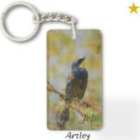 Yellow Rumped Warbler Bird Painting Name 
