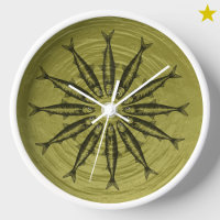 Yellow Sardine Drawing Sketch Fish Pattern