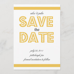 yellow save the date